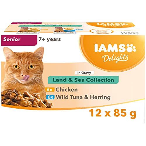 IAMS Delights Land & Sea Collection Alimento umido in salsa...