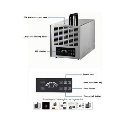 GUOJIN Generatore di Ozono Commerciale Sterilizzatore Deodorante Purificatore d'Aria O3 