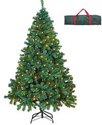 Wer 30 cm Ornamento di Natale fiocco di neve polycotton con luci a LED per la decorazione dellalbero di Natale 3 unità 