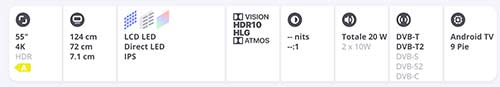 Caratteristiche-Sony-XH80-Tv-Smart