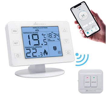 Cronotermostato digitale Plikc Wireless